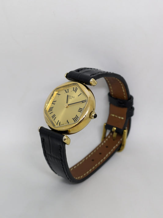 CELINE 1980’s | Silver 925 with Gold Plating