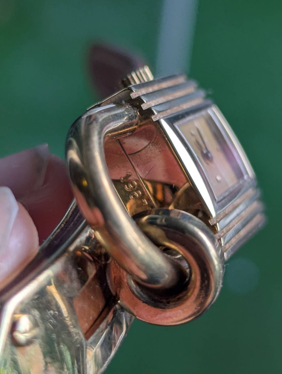 Vintage Hermes Kelly Watch White Quartz Ladies Watch Made In Swiss