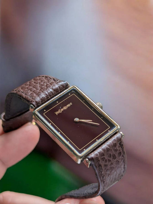 Yves saint Laurent logo watch&nbsp;