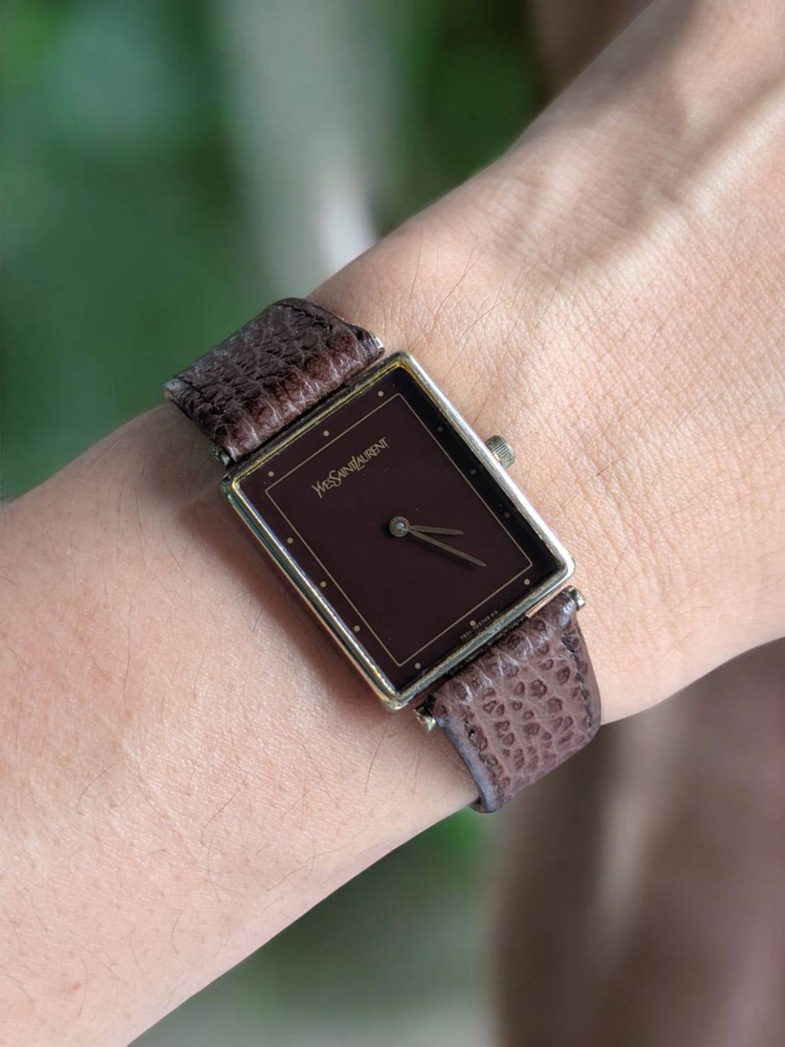 Yves saint Laurent logo watch&nbsp;