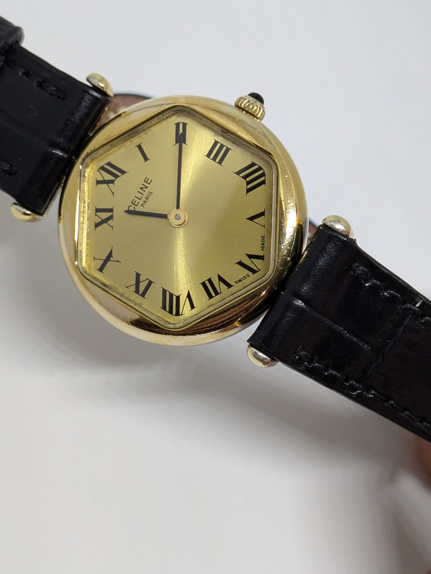 CELINE 1980’s | Silver 925 with Gold Plating