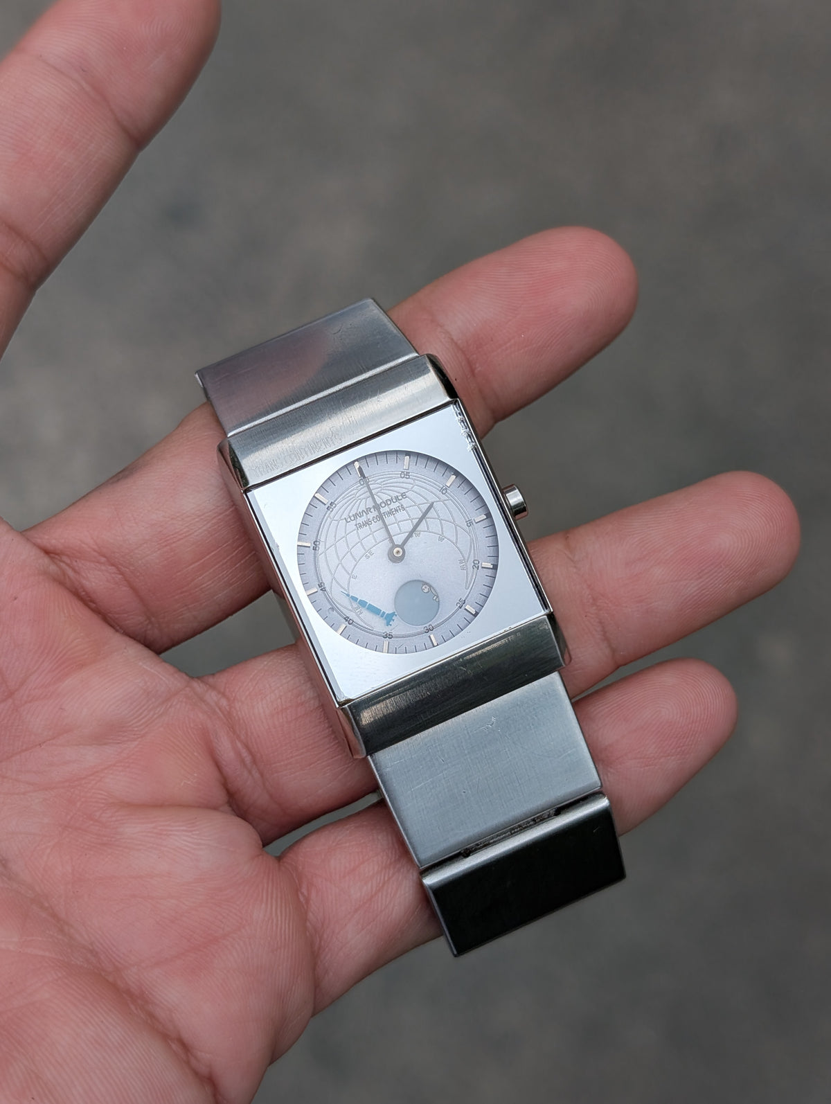 Trans Continents Lunar Module Quartz, by Citizen, circa 1990s.
