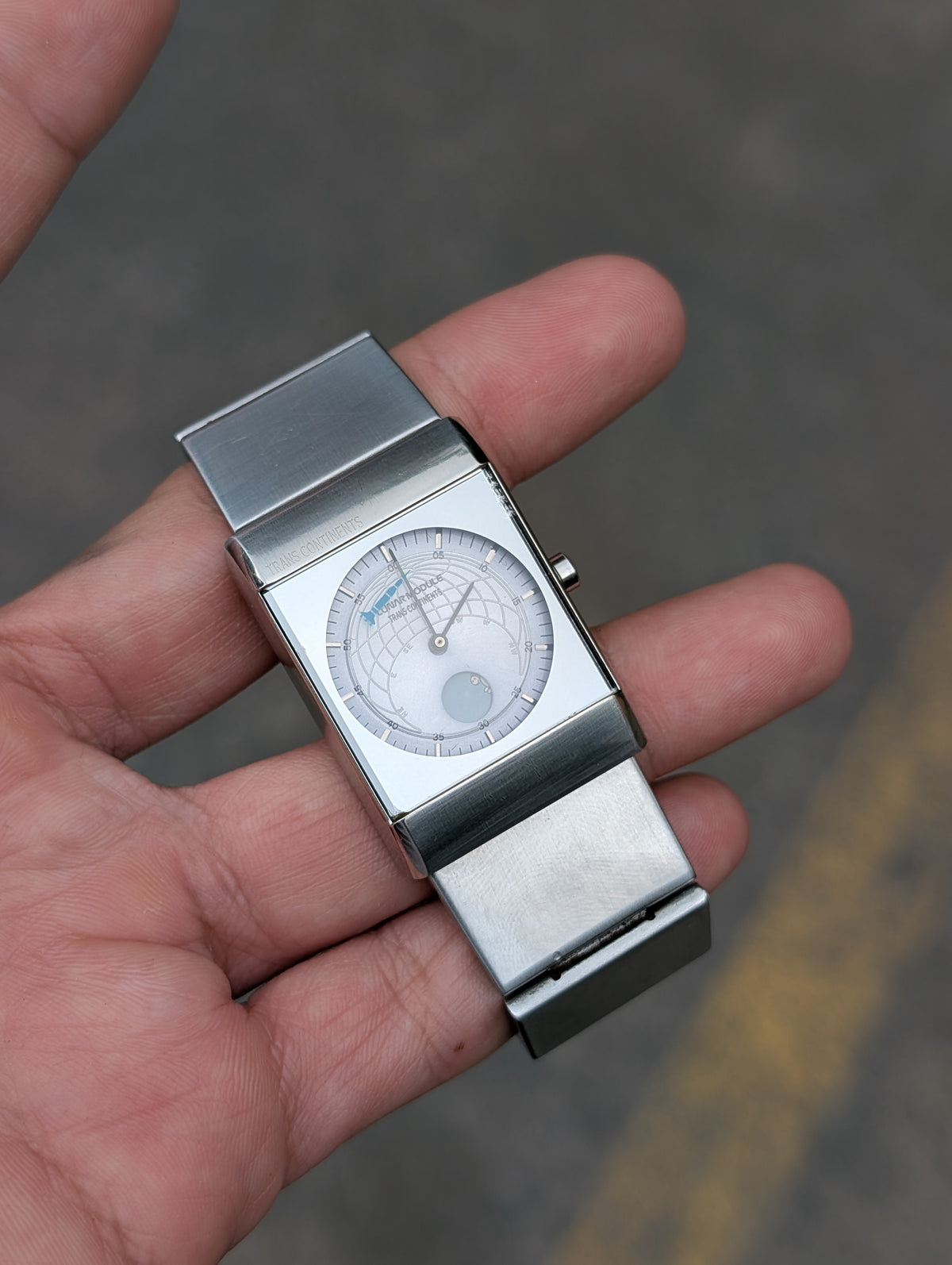 Trans Continents Lunar Module Quartz, by Citizen, circa 1990s.